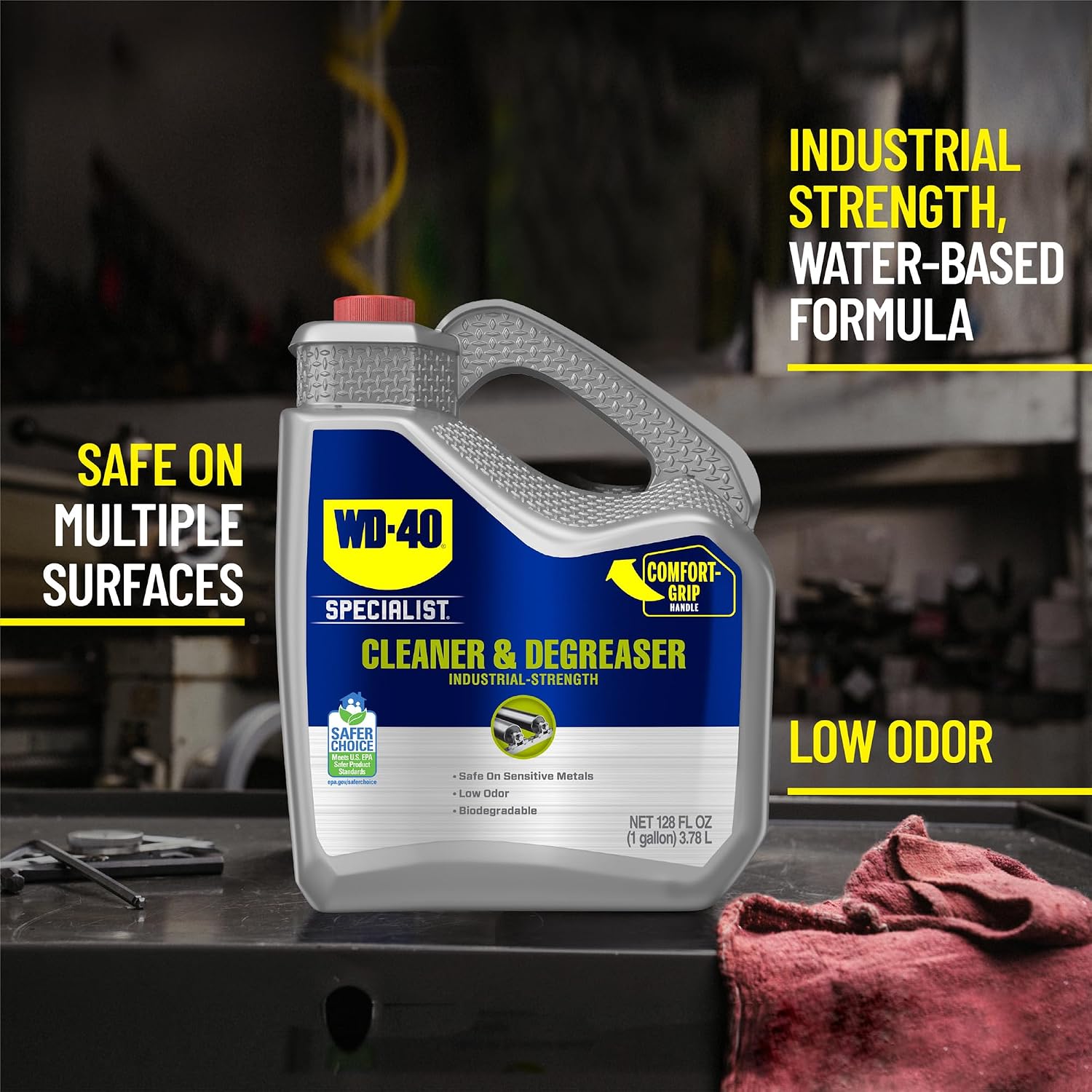 WD-40 Specialist Cleaner & Degreaser, Multi-Surface Cleaning Solution, One Gallon - Image 2