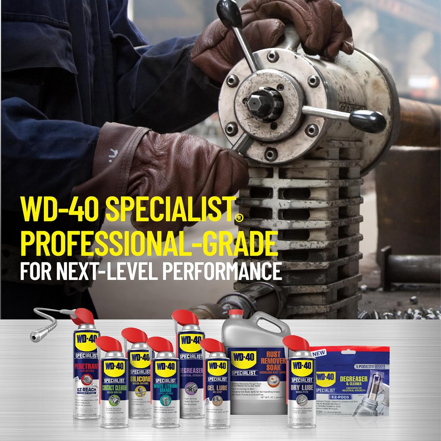 WD-40 Specialist Cleaner & Degreaser, Multi-Surface Cleaning Solution, One Gallon - Image 7