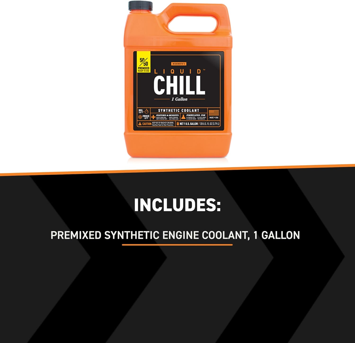 Mishimoto MMRA-LC-5050F Liquid Chill Premixed Synthetic Engine Coolant, 1 Gallon, Orange - Image 3