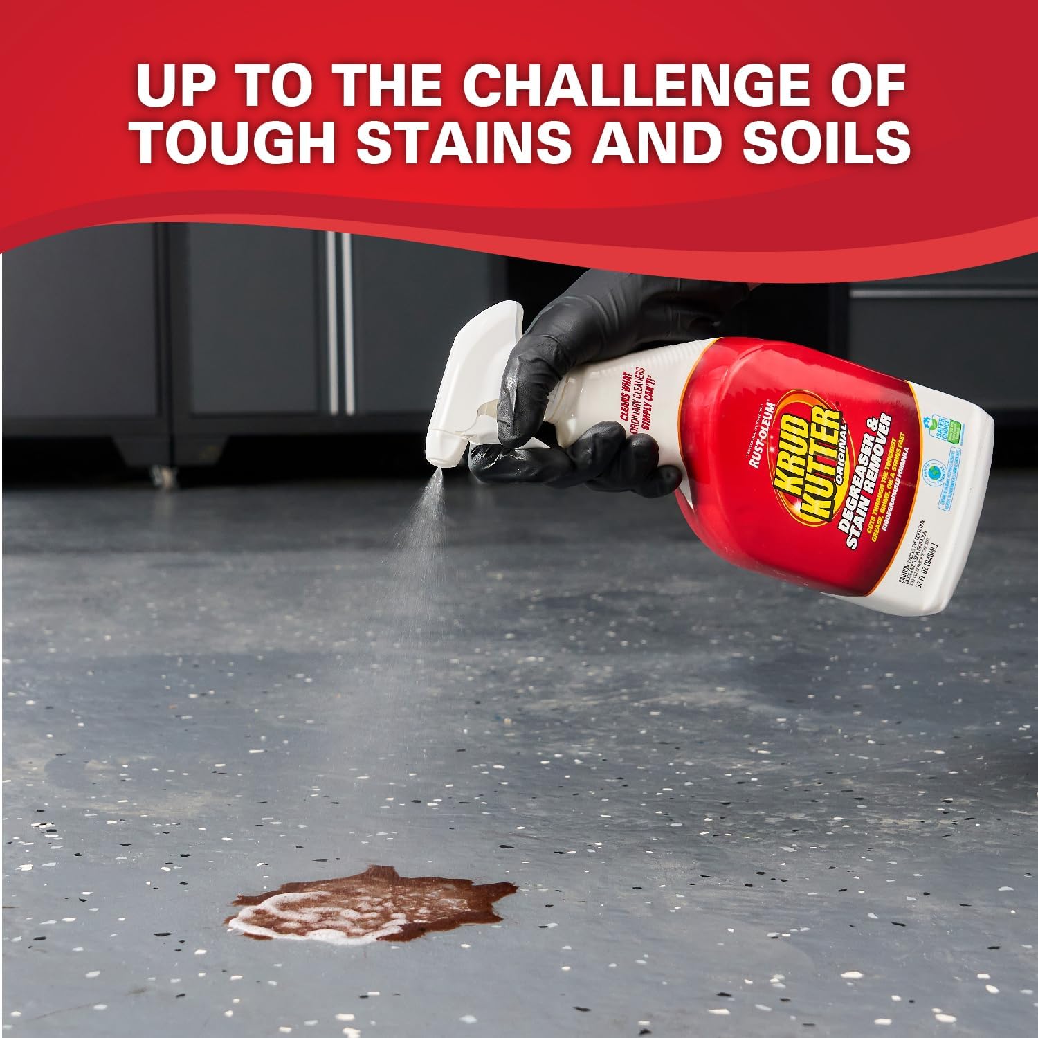 Krud Kutter Original Cleaner Degreaser Spray, 32 oz | Cuts grease, oil, grime, tar and wax. Water-based formula. Leaves no residue. - Image 6